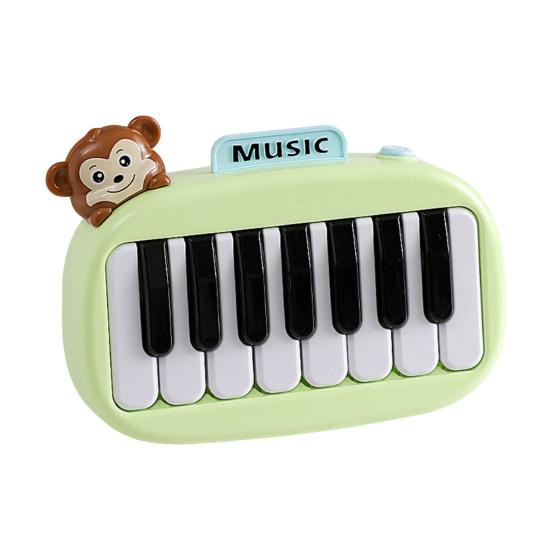 15-клавишное карманное пианино Мини-электронное пианино с подсветкой клавиш для детей