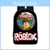 Стильный рюкзак Roblox с разноцветным дизайном и большой вместимостью для школы