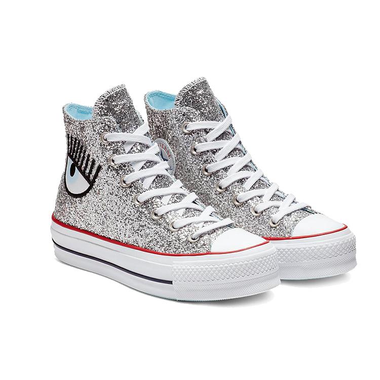 Chuck Taylor All Star Chiara Ferragni x Chuck Taylor All Star Wmns Converse 'Lift Silver' Женские 563828C
