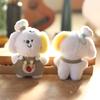 Cute Cute Chef Puppy Dog Pendant Plush Toy Doll Cartoon Bag Hanging Key Chain Rag Doll