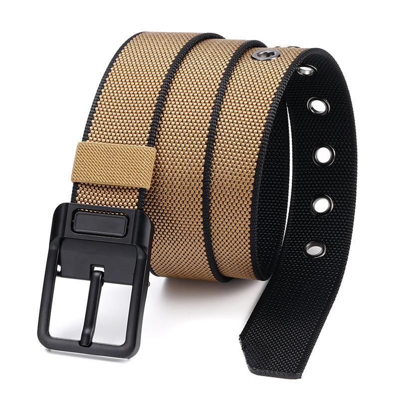 Outdoor Belt Men's Nylon Belt Adjustable Simple Automatic Buckle Belt
