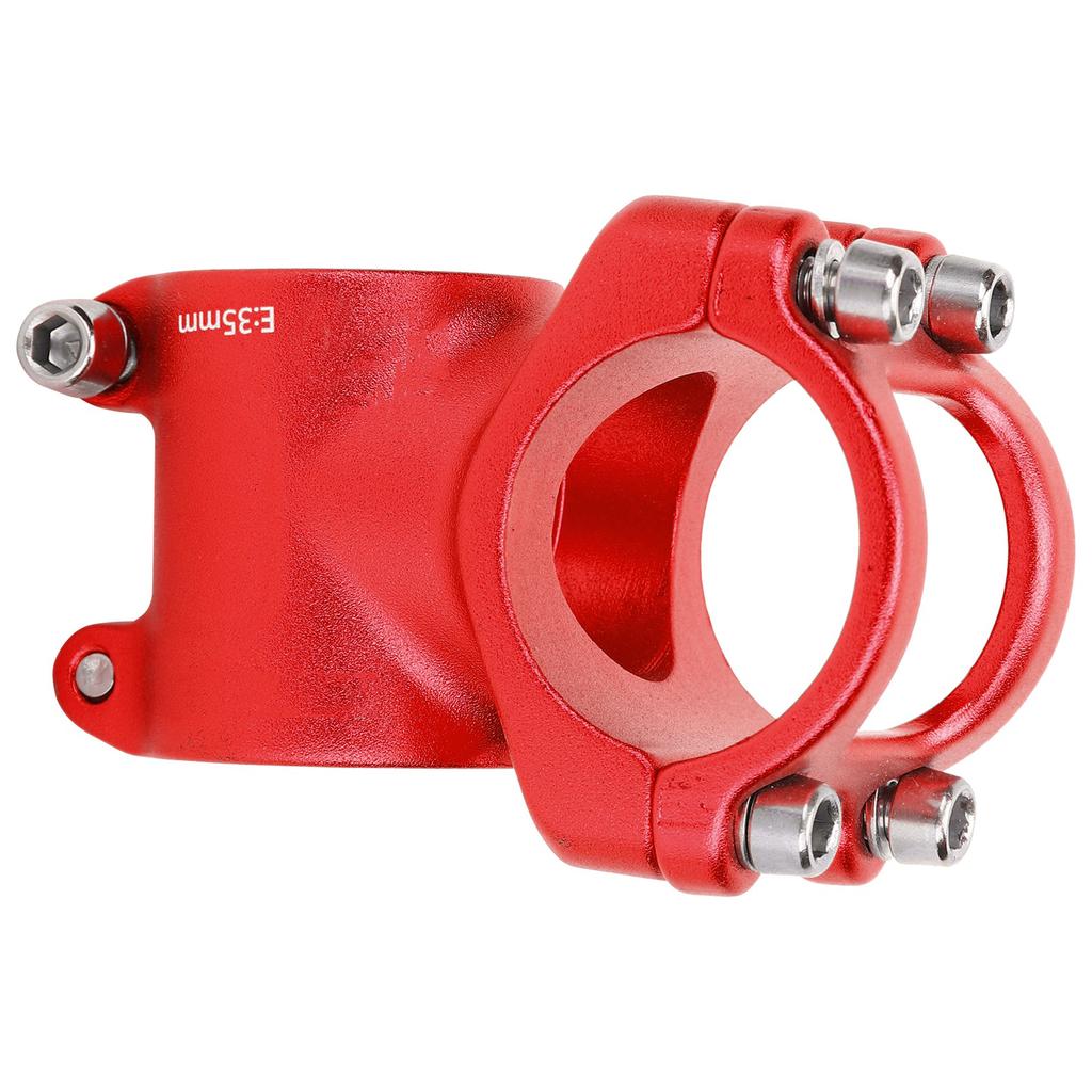 LUNJE 31.8x35mm Bike Handlebar Short Stem Riser Aluminum Alloy Hollow Stem