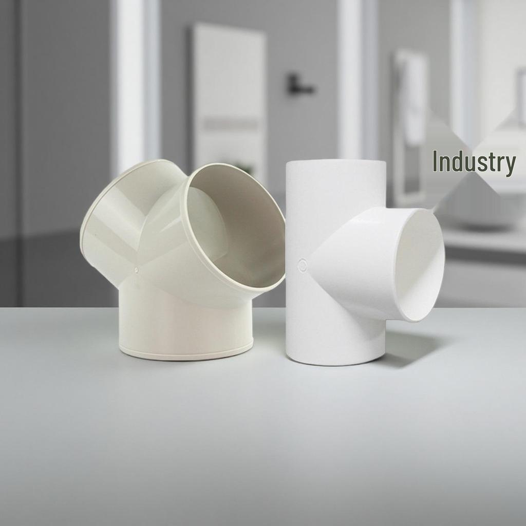 Алюминиевая фольга ПВХ Т-образный соединитель для вытяжного вентиляционного воздуховода 100/150/200