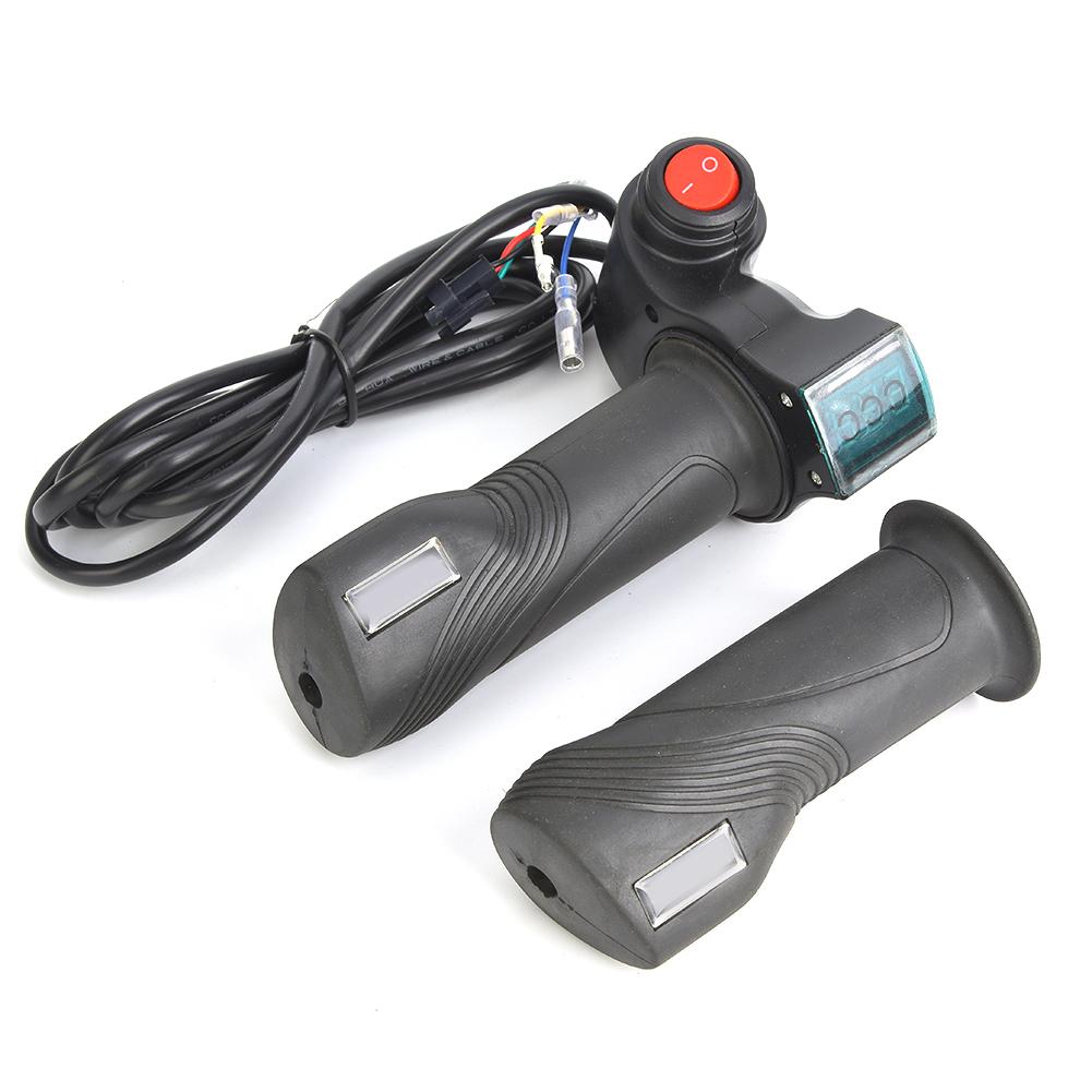 1 пара E Bike Thumb Throttle LCD Display Digital Battery Voltage Power Switch для электромобиля
