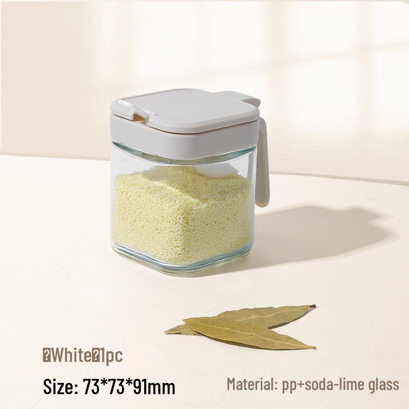 Стеклянный набор баночек для специй и хранения - Контейнер для приправ, Кухонная солонка и перечница.