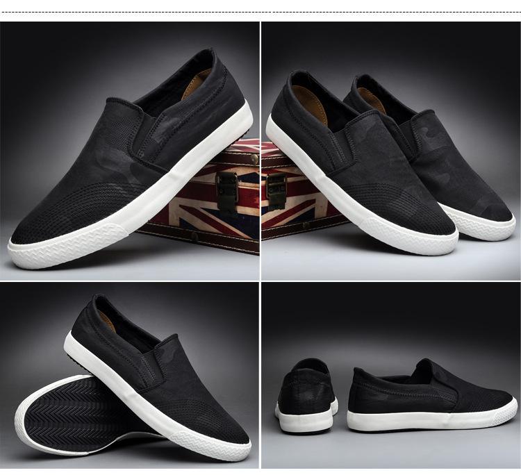 Новые осенние повседневные парусиновые кроссовки мокасины прогулочная мужская обувь слипоны впитывающие пот дышащие мужские туфли Zapatos De Hombre