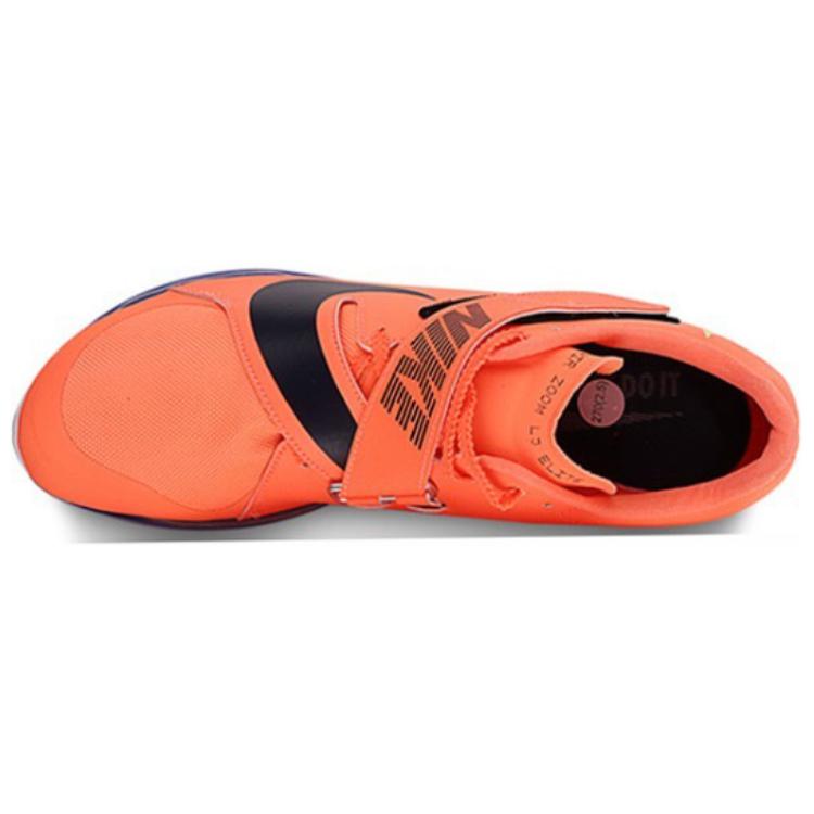 Nike Air Zoom Long Jump Elite Bright Mango Blackened Blue Мужские кроссовки Оранжевый Светло-Зитрон CT0079-800