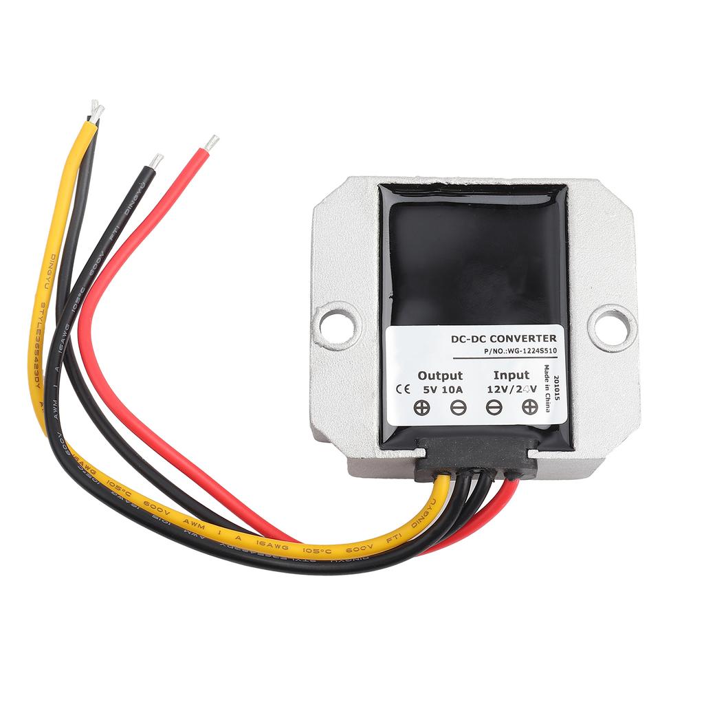 DC12V 24V To 5V 10A 50W Converter Buck Voltage Regulator Module Waterproof IP68