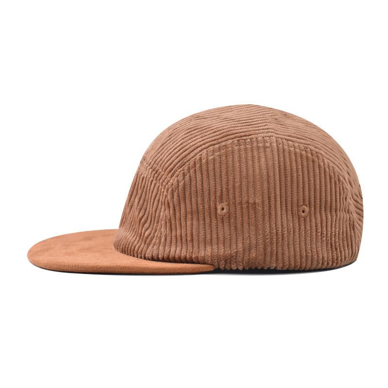 Vintage Corduroy Baseball Cap With Curved Brim For Men And Women In Summer Style