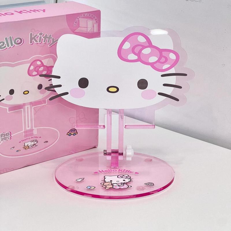 1 шт. Мультяшная Складная Настольная Подставка Hello Kitty Акриловая Телескопическая Подставка для Телефона Настольная Ленивая Регулировка Планшета