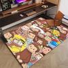 1pc Curious George (9) Design Printed Area Rug Carpet for Bedroom Living Room Home Decor Rugs Mat Non Slip Mat Rug for Bedside