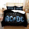 Постельное белье AC/DC Rock Band 3D-принт Комплект пододеяльника Мальчики Девочки Размер Twin Queen Комплект постельного белья Дети Взрослые Мода Дом