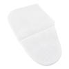 Взрослые эластичные силиконовые белые бахилы для обуви, водонепроницаемые, противоскользящие защитные чехлы(L)