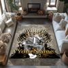 Messi 329 Personalized Text Floor Rug Office Rug Suitable for Game Room Entryway Study room Living Rooms Antislip Carpet Office home decor