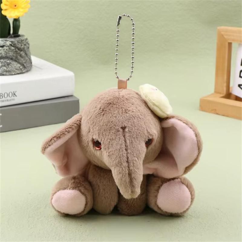 10 см плюшевая игрушка плюшевый слон анимация слон кукла плюшевый брелок рюкзак сумка подвеска украшение праздничный подарок
