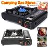 Портативная походная газовая плита Одноконфорочная бутановая плита Регулируемая кассетная плита Ветрозащитная кассетная печь Аксессуары для барбекю