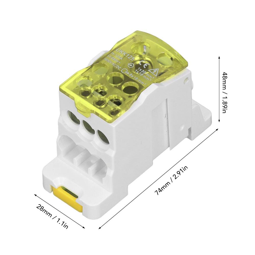 Universal DIN Rail Distribution Box 125A Power Distribution Box Various Power Distribution