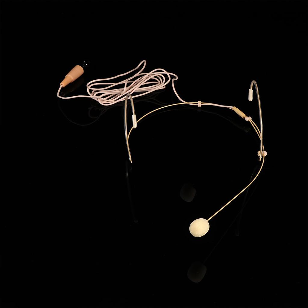 Mobestech 3шт гарнитура микрофон для гарнитуры проводной микрофон конденсаторный микрофон вокальный микрофон микрофон для усилителя голоса громкоговоритель бежевый