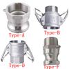 1/2" 3/4" 1" 2" - 4" NPT Внутренняя Наружная Тип A B D F Кулачковый Замок Паз Нержавеющая Сталь 304/316 Соединитель Трубопроводная Арматура Вода Газ Масло
