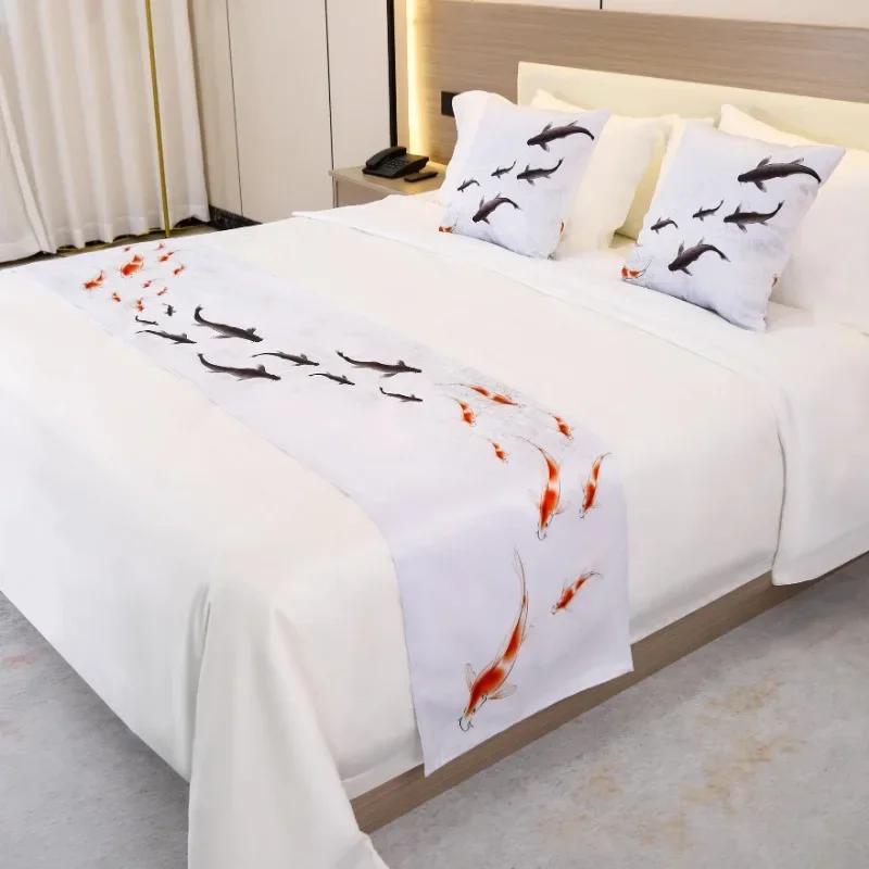 Однотонные покрывала Дорожка для кровати Двухслойная кровать Флаг Плед Постельное белье Односпальная кровать Queen King Покрывало Полотенце Украшения для дома и отеля