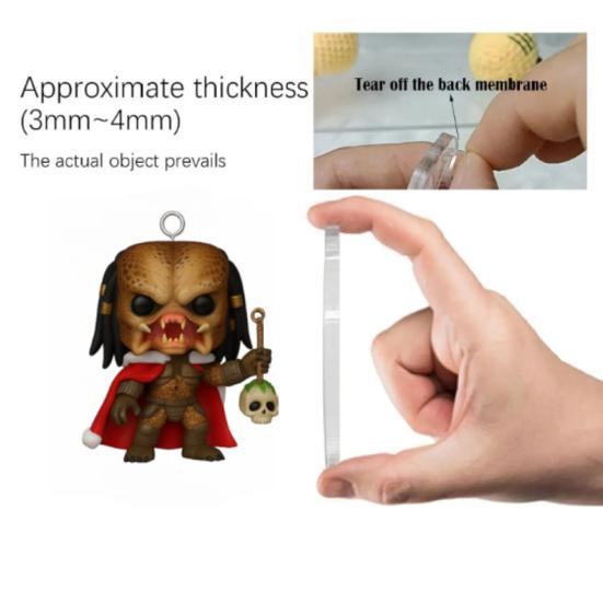 Календарь Адвента 2025 24 дня Акриловое украшение с музыкальными темами Рождественский декор для отсчета дней для елки и фанатов Праздничный коллекционный предмет