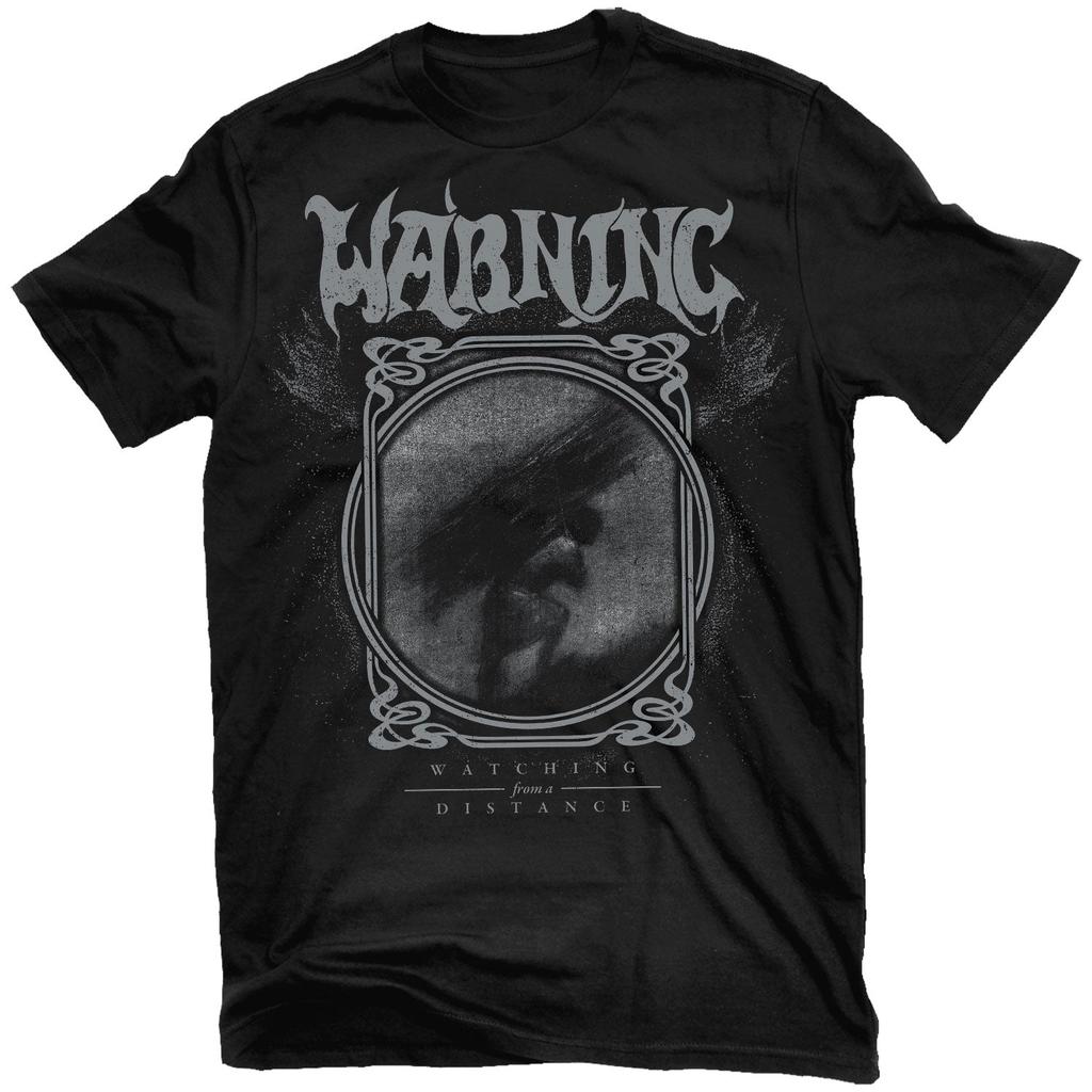 Warning Logo Rock Band Graphic Tee Cotton Round Neck Casual Unisex Tshirt Summer Top