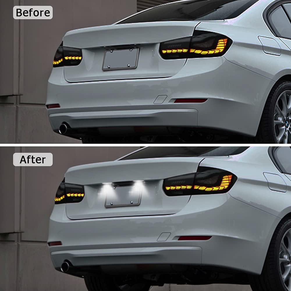 Car License Plate Light Error Free LED Number Plate Lamp for BMW E90 E91 E92 E93 E82 E88 E39 E60 F10X5 E70 X6 E71