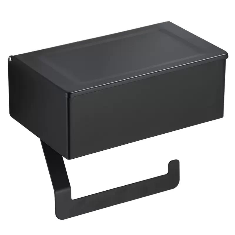 Bathroom Shelving 304 Stainless Steel Paper Toilet Towel Holder Wall Hanging Roll Paper Rack Extraction Box Bathroom Storage Box