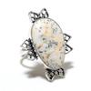 Dendrite Opal Gemstone Handmade 925 Sterling Silver Jewelry Ring Adjustable SU-10040