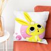 H-Happy Tree Friends Htf Подушка-обнимашка Наволочка Шелковистый Короткий Плюш С Невидимой Молнией Пылезащитная Наволочка на Подушку для Дивана Для Домашнего Декора