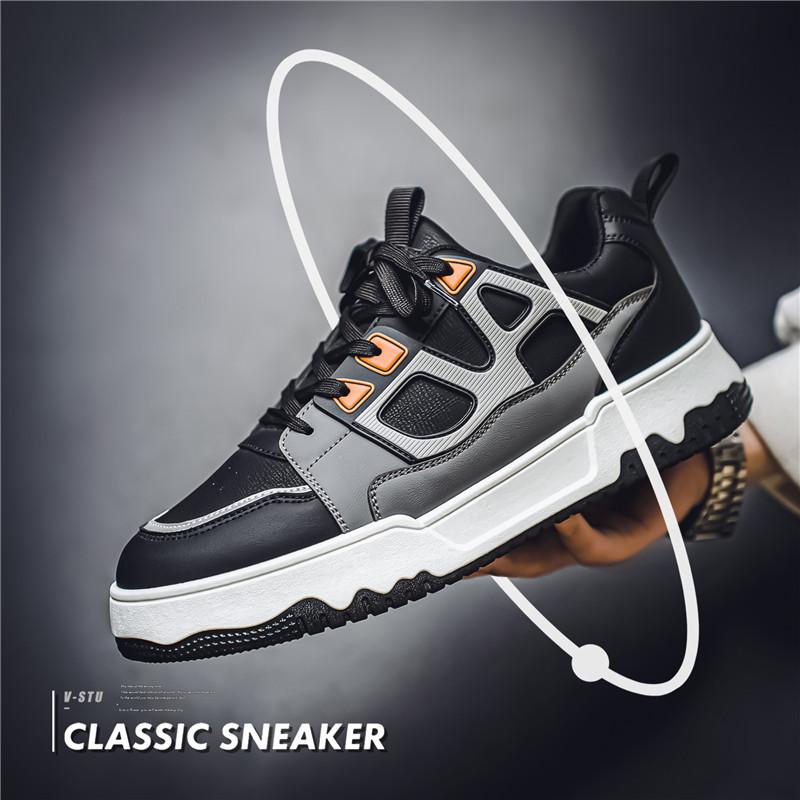 2024 Autumn New Men's Shoes Korean Version of Versatile Board Shoes Student Casual Shoes Men's Travel Shoes Sports Shoes Men's Single Shoes