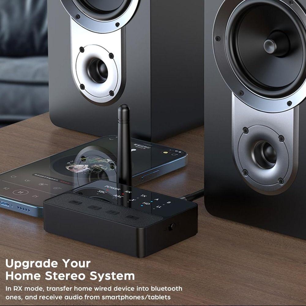 Двойной беспроводной аудиоадаптер Bluetooth 5.3 передатчик приемник домашний кинотеатр