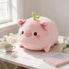 Плюшевая свинка-подушка с цветочным узором для комфорта и игры детей