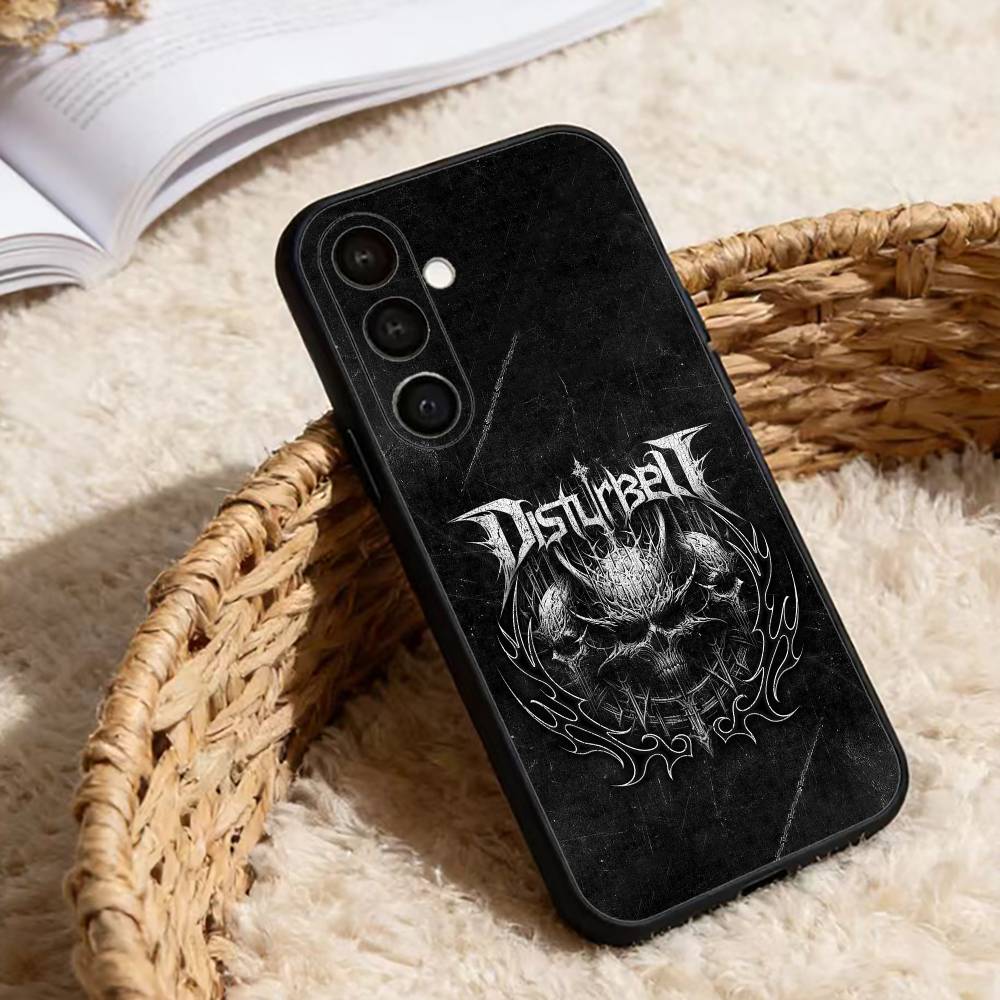 Чехол для телефона D-Disturbed Band Believe для Samsung Galaxy A20, 21s, 22, 31, 32, 52, 53, 72, 73, 80, 91, мягкий черный корпус