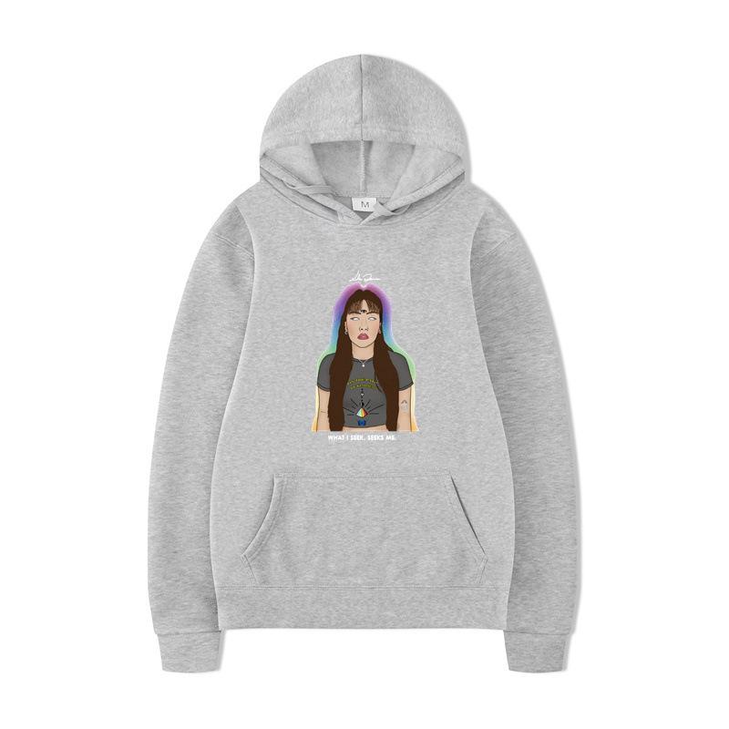 Осень Зима Мужские Толстовки Мальчики Харадзюку Девочки Хип-Хоп Пуловер Оверсайз Необычный Музыкальный Подарок Повседневная Свободная Удобная Толстовка