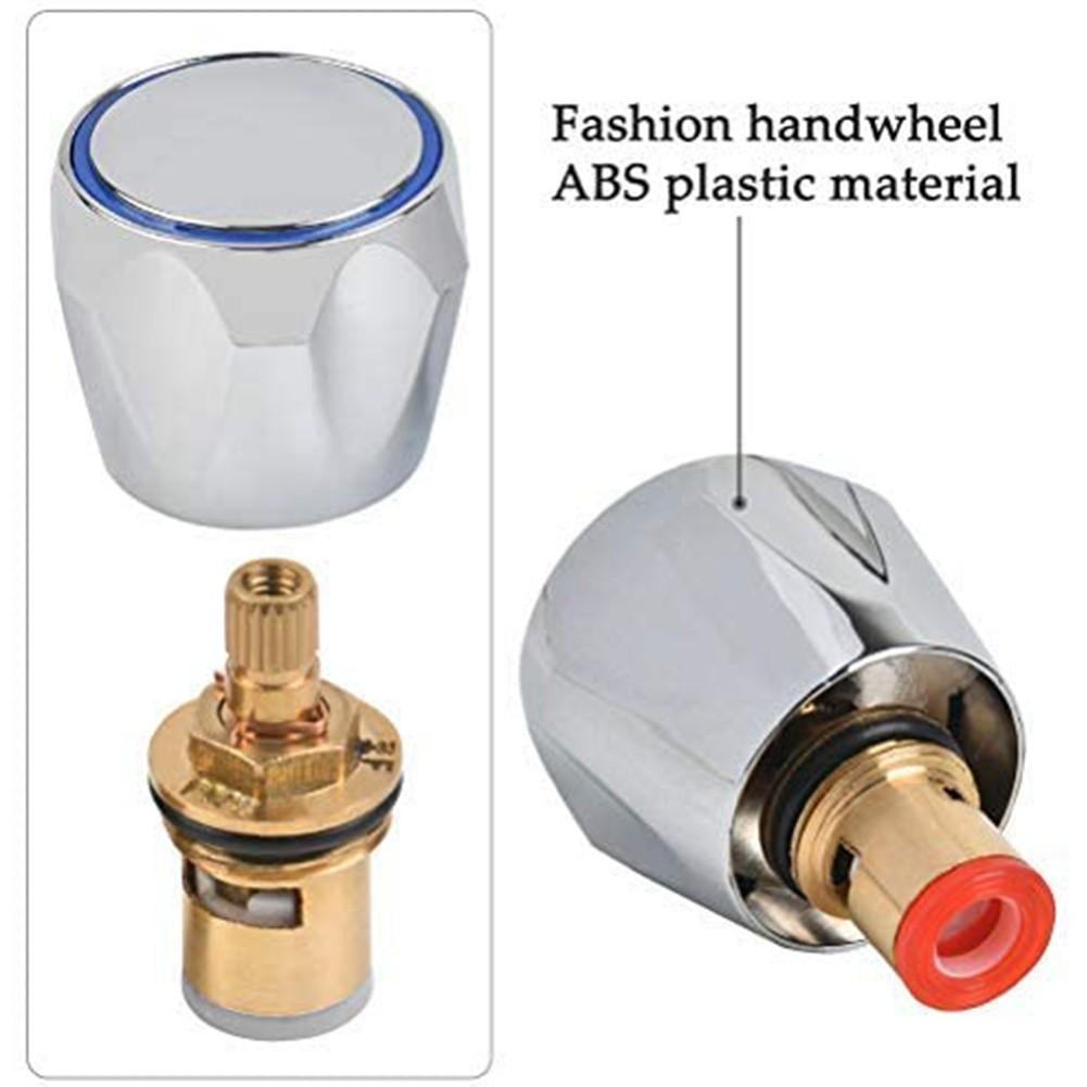 2pcs Copper Valve Faucet Handle Handwheel Replacement