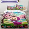 3pcs Duvet Cover Set (1*Duvet Cover + 2*Pillowcase, Without Core), cartoon animation Print Soft All‑Season Bedding Set, Home Bedroom Decor Gift