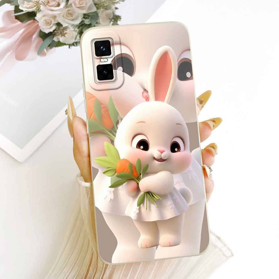 For Infinix GT 30 Pro X6873 Case Lovely Rabbit Butterfly Protector Cover Soft Phone Case For Infinix GT30 GT 30 Pro 5G Casing