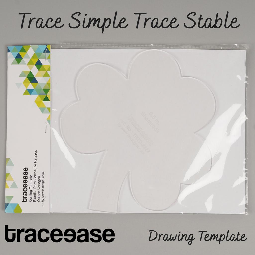Traceease 1 шт. шаблон для лоскутных аппликаций в форме трилистника 6,5 дюймов DIY швейные лоскутные шаблоны для квилтинга-толщина 1 8 дюймов