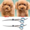 Down Barber Cutting Tools Curved Pet Shears Hair Cutting Thick Hair Trimming Dogs Grooming Scissors