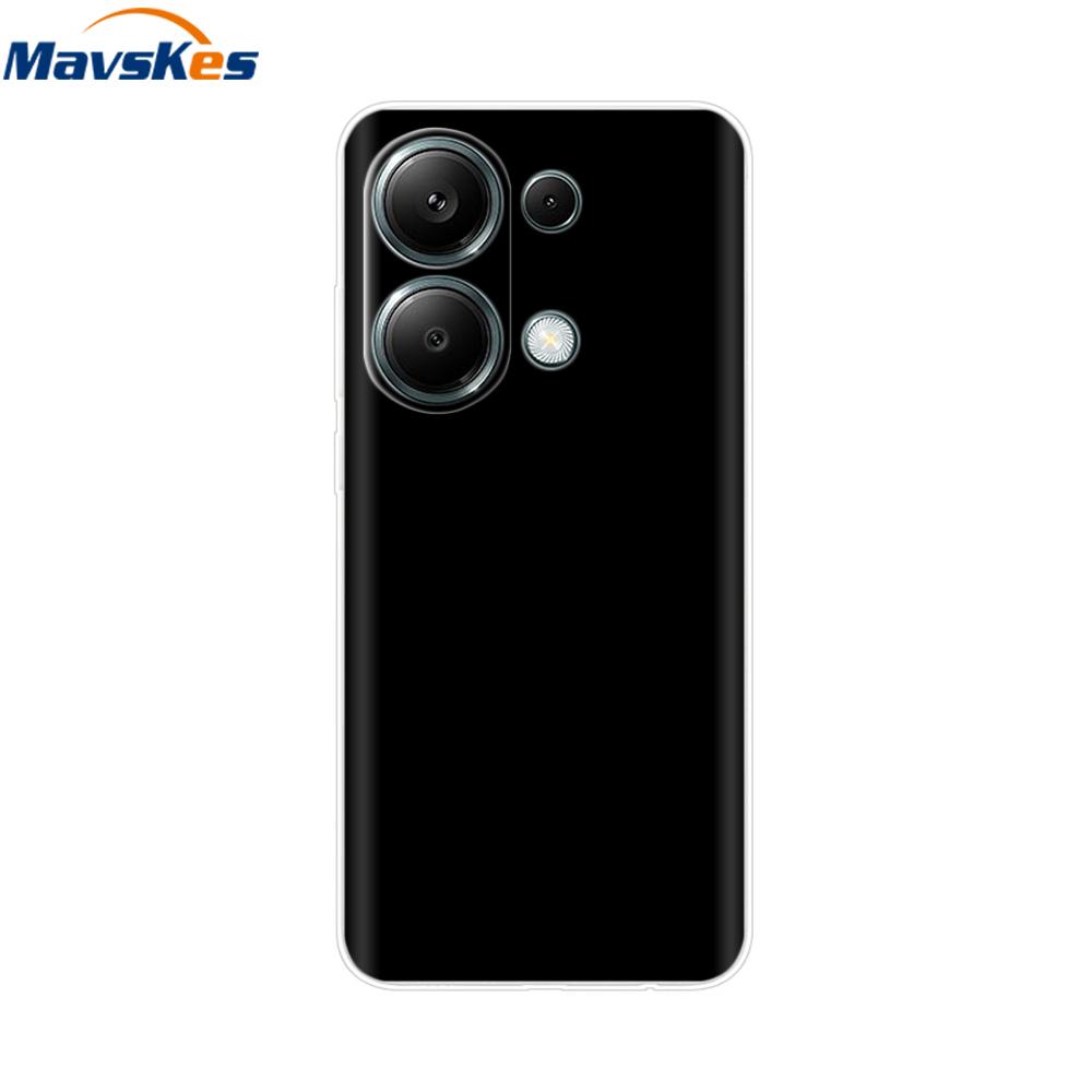 Чехол для Poco M6 Pro Чехол для Xiaomi Poco M6 Pro 4G Чехлы Чехол Защита камеры Мягкий силиконовый задний чехол для телефона для Poco M6 Pro