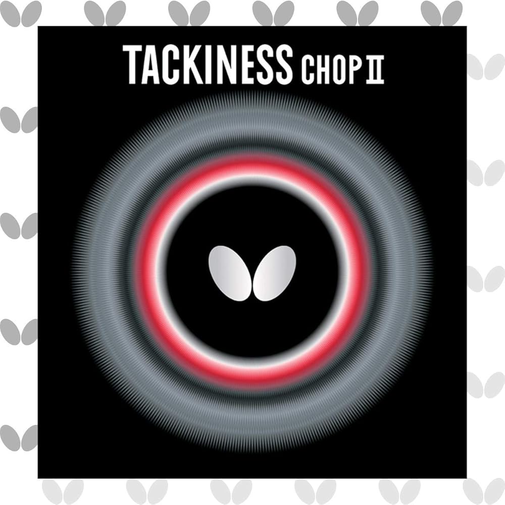 Накладка для настольного тенниса Butterfly Tackiness Chop II Красная 006 A 2,1 мм