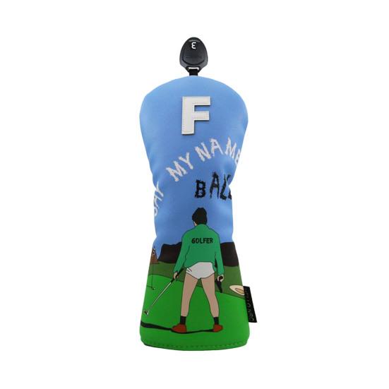 Чехлы для гольф-клюшек из искусственной кожи с мультяшным принтом, чехлы для головок паттеров для гольфа, гибридные чехлы для гольф-клюшек, аксессуары для драйверов, фервей, вудс