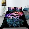 Bedspread Skulll Comforter Cover Youth Duvet Cover Set Soft Bedroom Decor