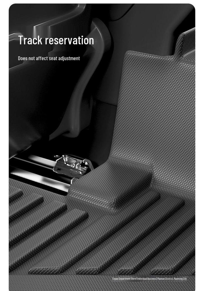 Всепогодные противоскользящие напольные коврики из ТПЭ для Volkswagen Teramont 17-25 годов выпуска, для пяти-/семиместных моделей