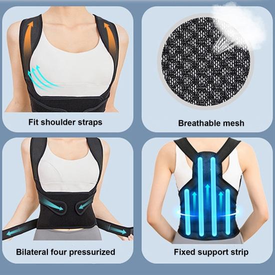Corrector Adjustable Support Improved Posture Unisex Correction Belt for Pain Relief