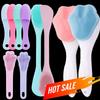 Soft Silicone Facial Cleansing Brush 2 In 1 Silicone Face Mask Brush & Face Scrubber For Exfoliating Massaging Remove Blackhead