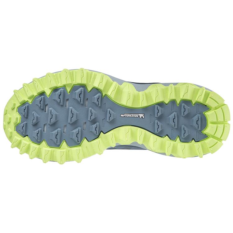 Mizuno Mujin 8 Trail Running Slip Resistant Abrasion Resistant Low top Running Shoes Women's Light Gray J1GK217001