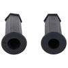 Kijima 201-6711 Motorcycle Parts Hexagon Mini Grip, 4.4 x 0.8 inches (112 x 22.2 mm), Non-Piercing, Universal Use, Black