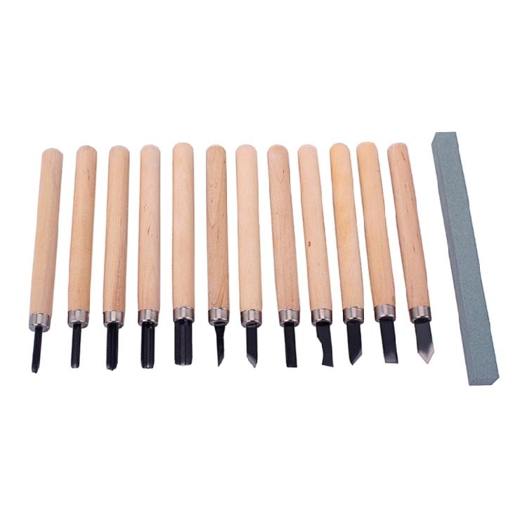 Wood Carving Knife Set,12pcs Wood Carving Tools for DIY Woodworking Sculpting